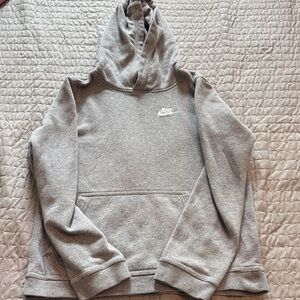 Nike Heather Gray Pullover Hoodie